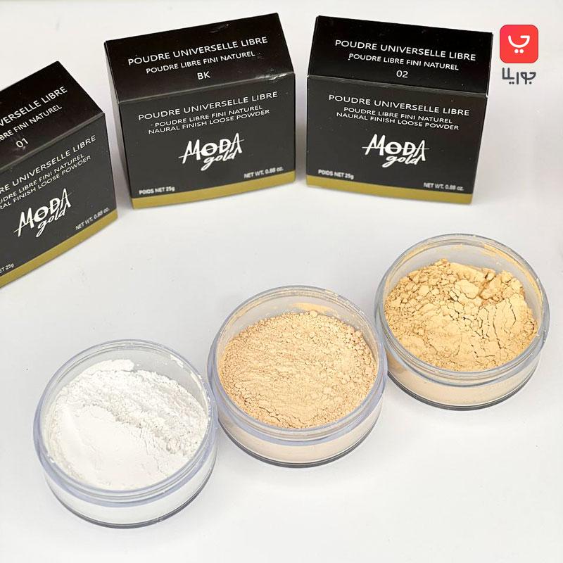 پودر فیکس مودا Moda مدل Photogenic افزایش ماندگاری آرایش و کنترل چربی